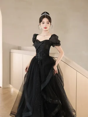 New Graduation High School Dress High end Black