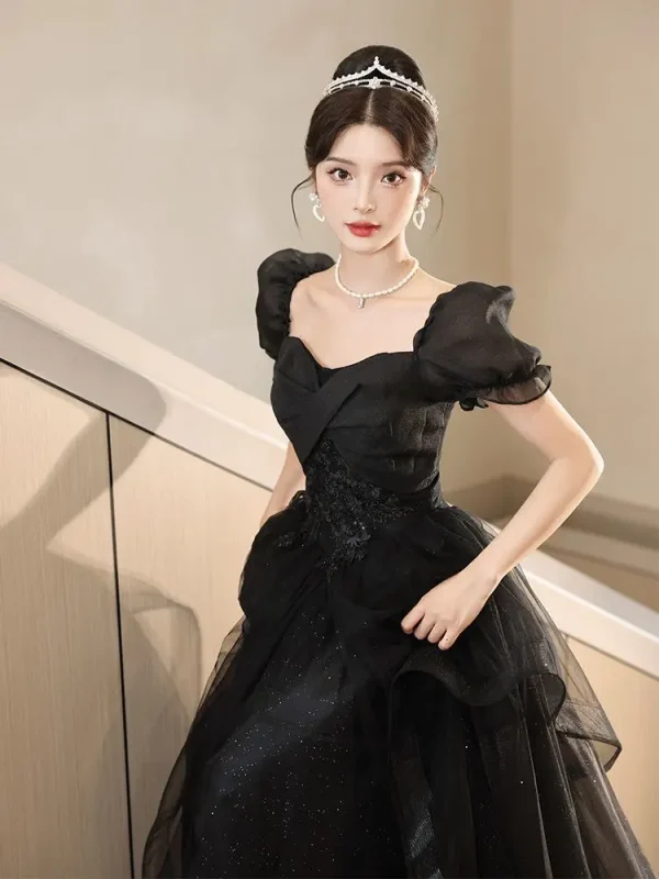 New Graduation High School Dress High end Black - Image 3