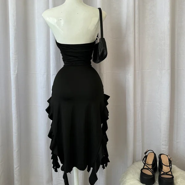 Summer Maxi Black Sleeveless Dress - Image 6