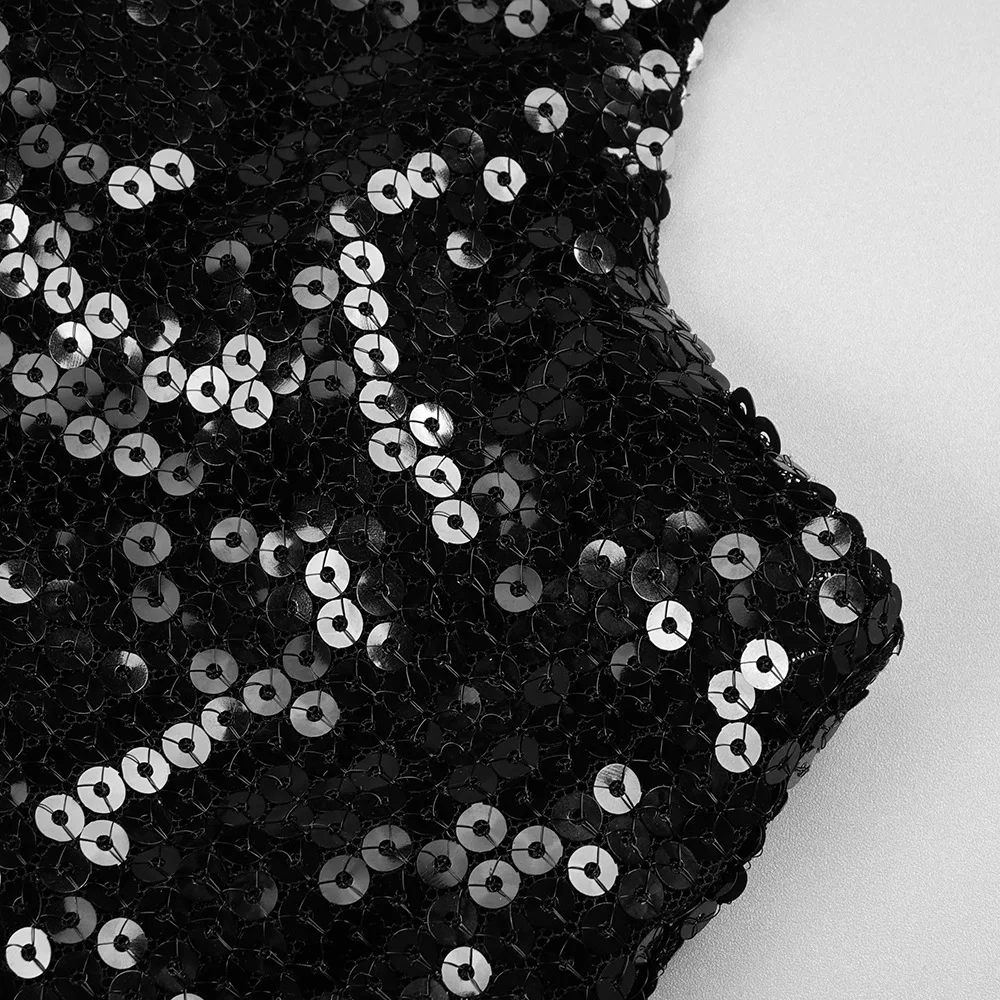 Women Summer Luxury Sexy Backless Halter Black Mesh Sequins Maxi Long Gowns Dress Elegant Sparkly Evening Party Club Dress Women Summer Luxury Sexy Backless Halter Black Mesh Sequins Maxi Long Gowns Dress Elegant Sparkly Evening Party Club Dress
