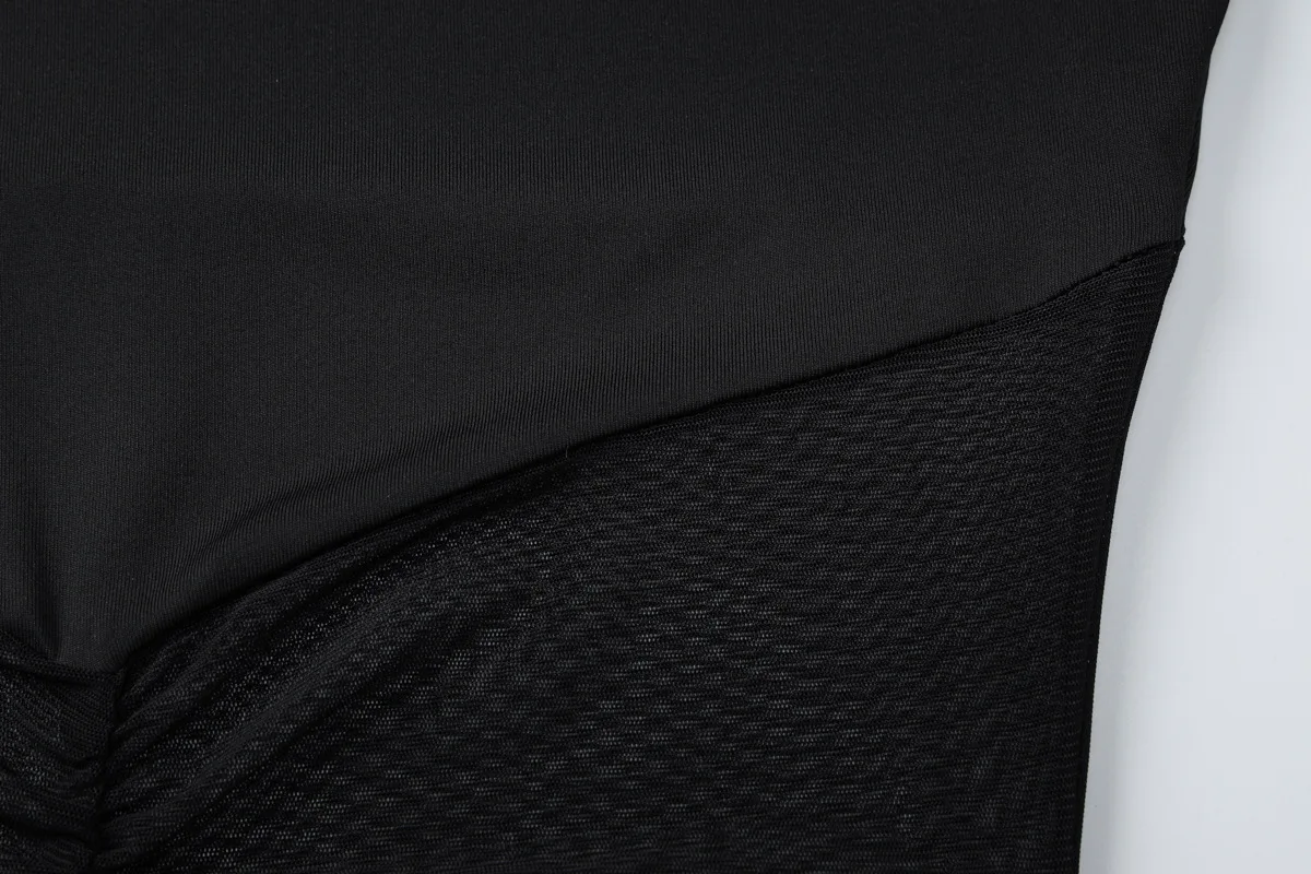 Cryptographic Fashion Ruched Mesh Sheer Maxi Dress Gown Party Club Autumn Outfits Black Sexy Bodycon Dresses Elegant Vestido