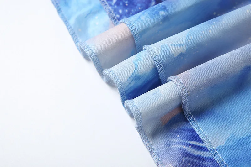 Tie-Dye Print Dress Women Lace-Up Halter Ruffles Patchwork Low-Neck Backless Vacation Beach Party Ruched Mini Bodycon