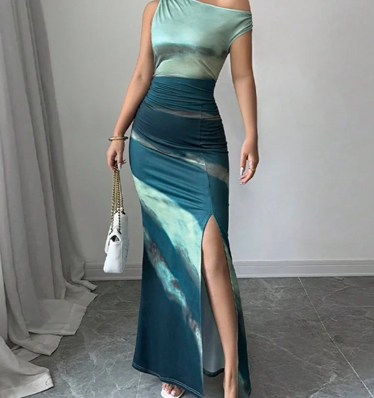 6749-whxlbx.jpg Summer Tie-Dye Split Maxi Dress