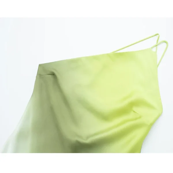 Tie-Dye Backless Off-Shoulder Dress - Image 4